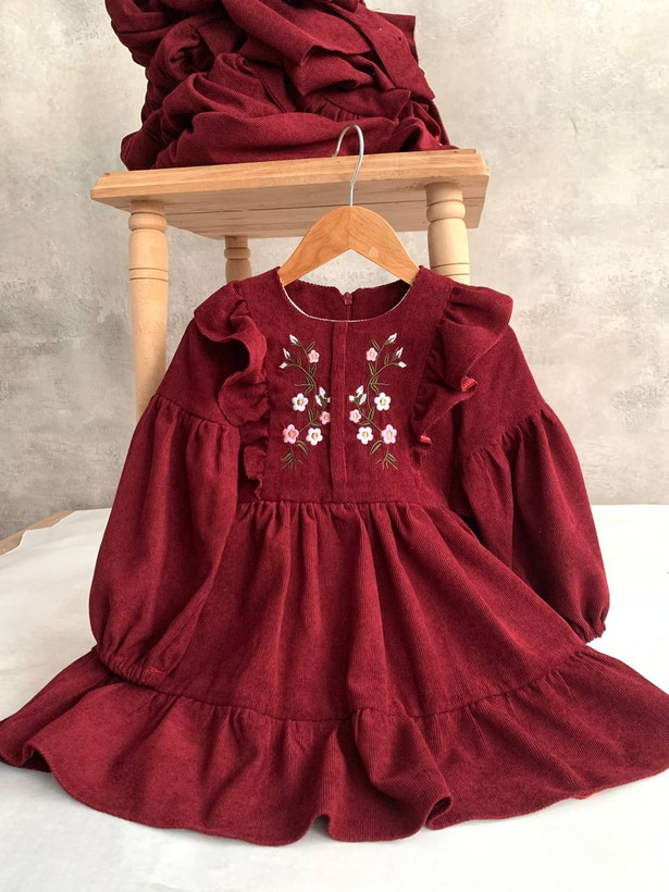 پیراهن یلدایی دامن چیندار 😍